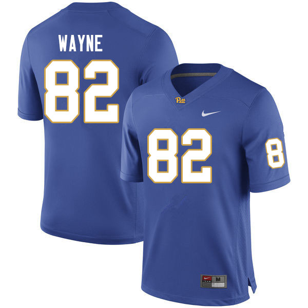 Men #82 Jared Wayne Pitt Panthers College Football Jerseys Sale-Royal